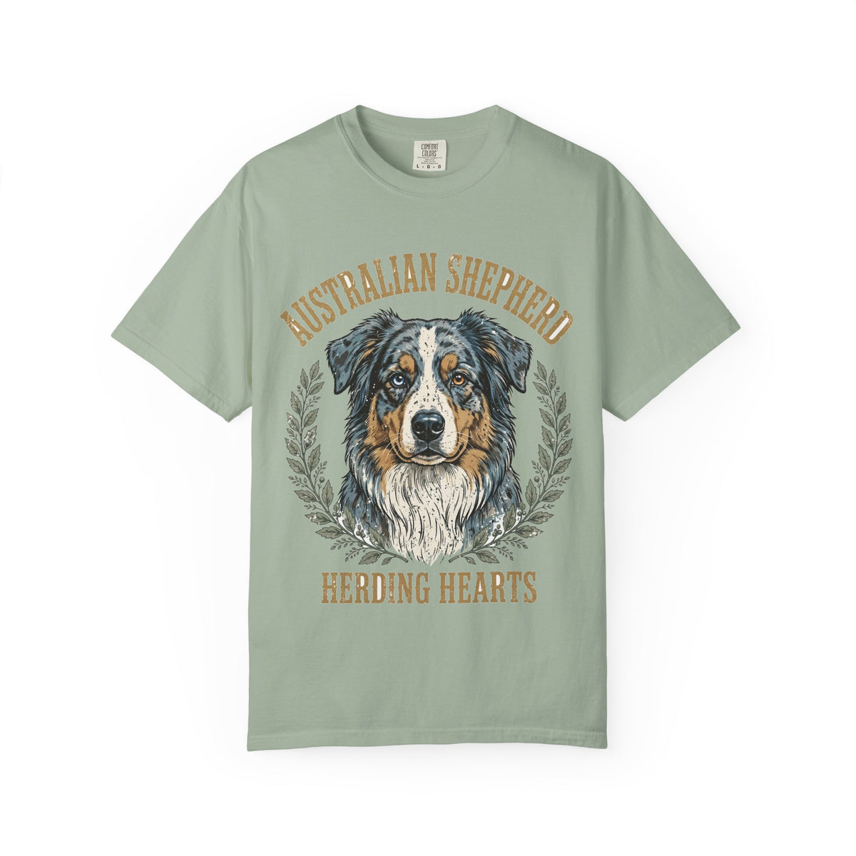 Australian Shepherd Herding Hearts Tee