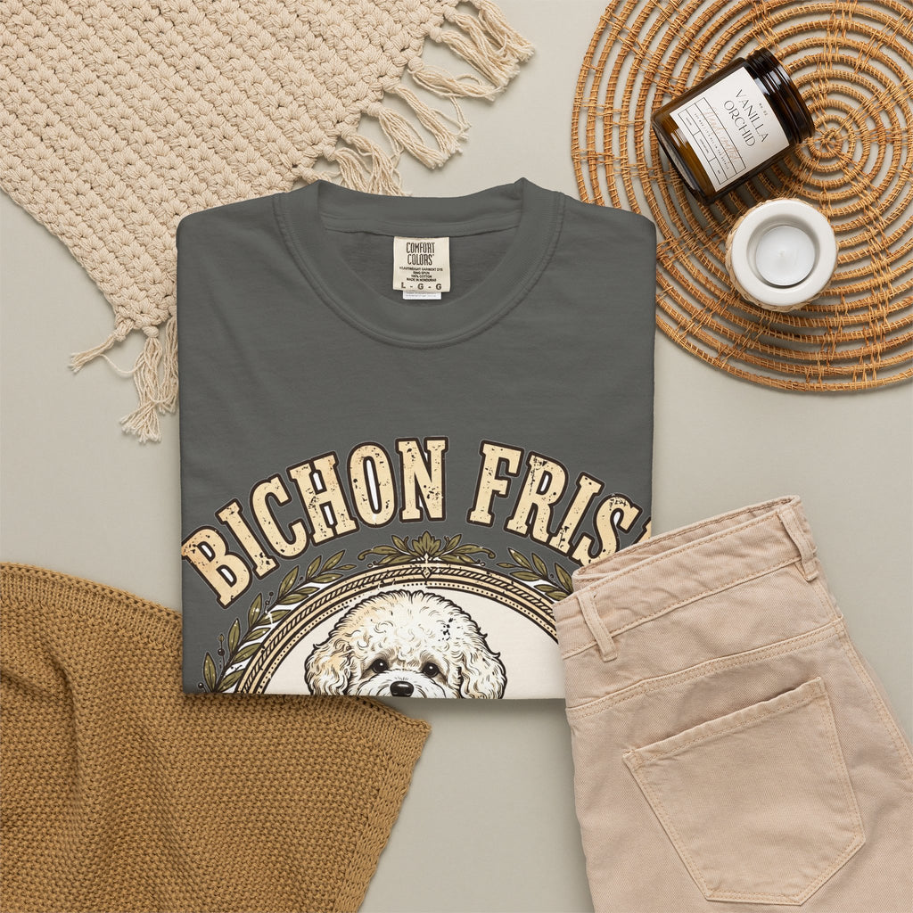 'Powder Puff Power' Bichon Frise T-Shirt — alternate view