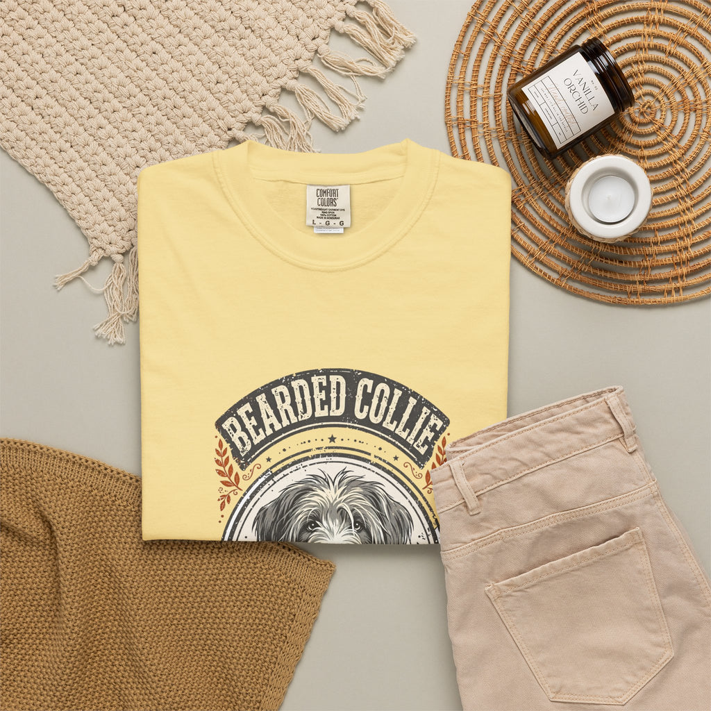 'Beardie Bounce' Bearded Collie T-Shirt — alternate view