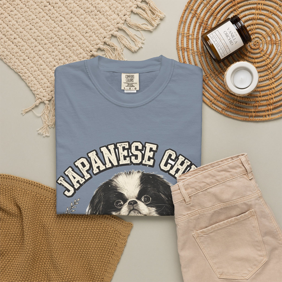 'Chin Charmer' Japanese Chin T-Shirt — alternate view
