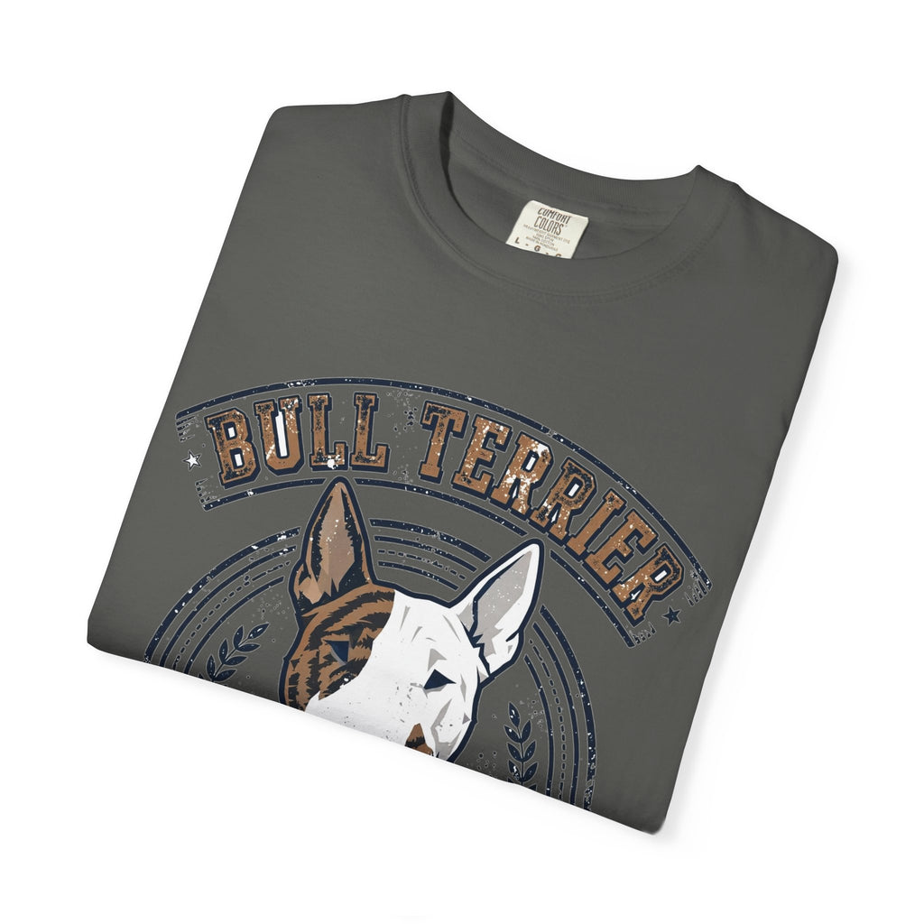 'Egg Head Energy' Bull Terrier T-Shirt — alternate view