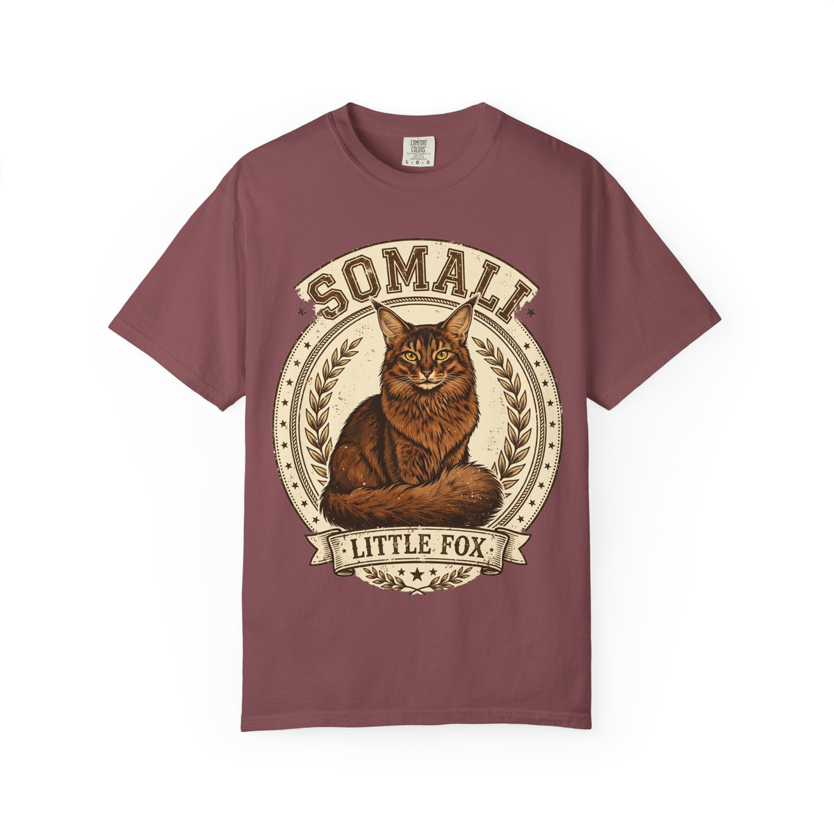 'Little Fox' Somali Cat T-Shirt — alternate view