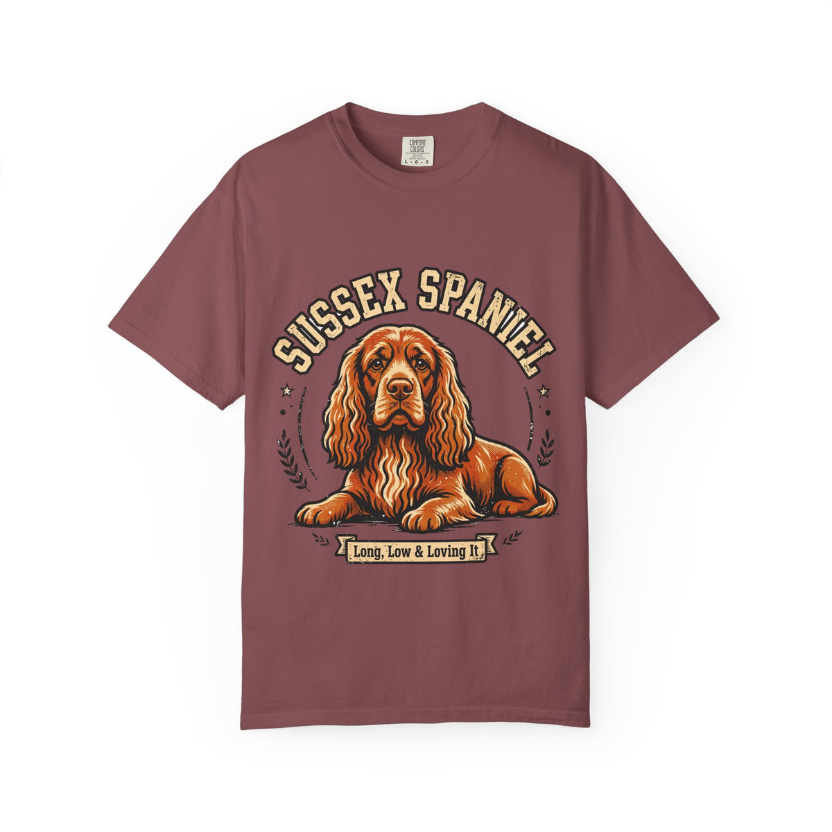 'Chill Chaser' Sussex Spaniel T-Shirt — alternate view