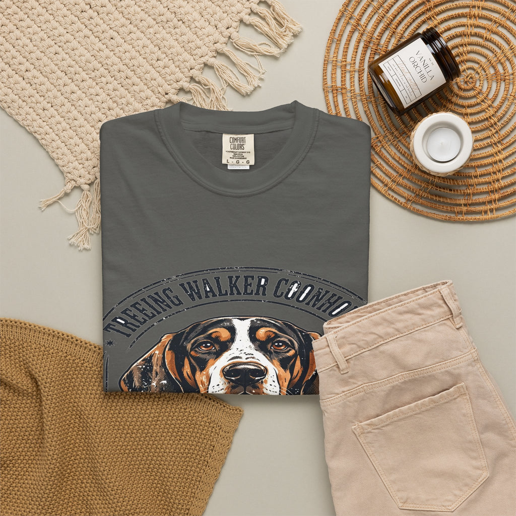 'Born To Bay' Treeing Walker Coonhound T-Shirt — alternate view