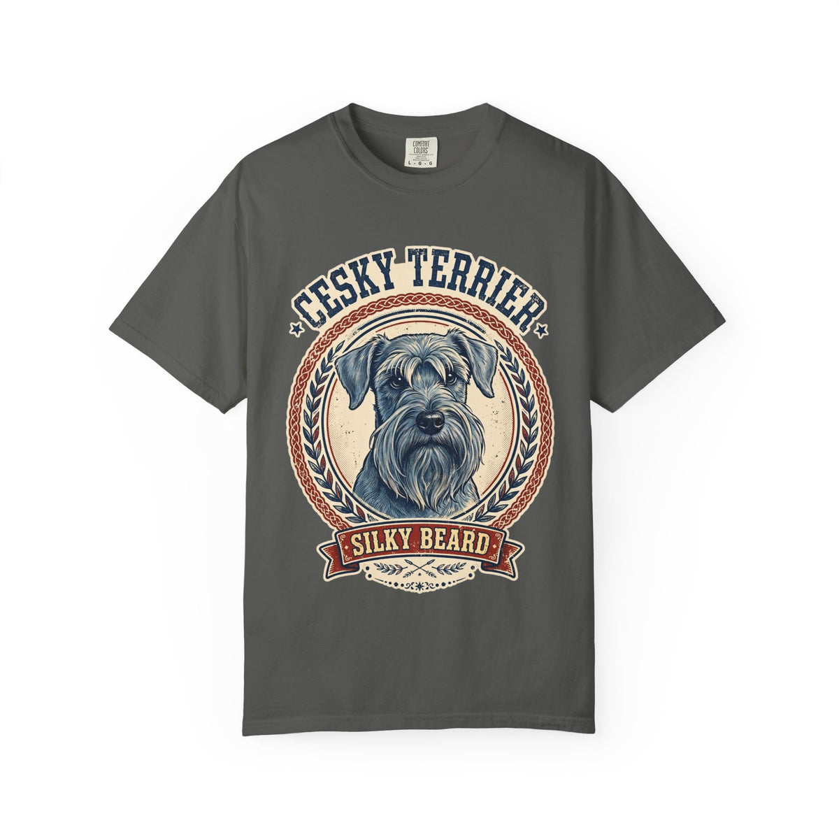 'Silky Beard' Cesky Terrier T-Shirt — alternate view