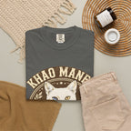 'Odd-Eyed Royalty' Khao Manee Cat T-Shirt — alternate view