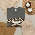 'Blue-Eyed Chatterbox' Siamese Cat T-Shirt — alternate view
