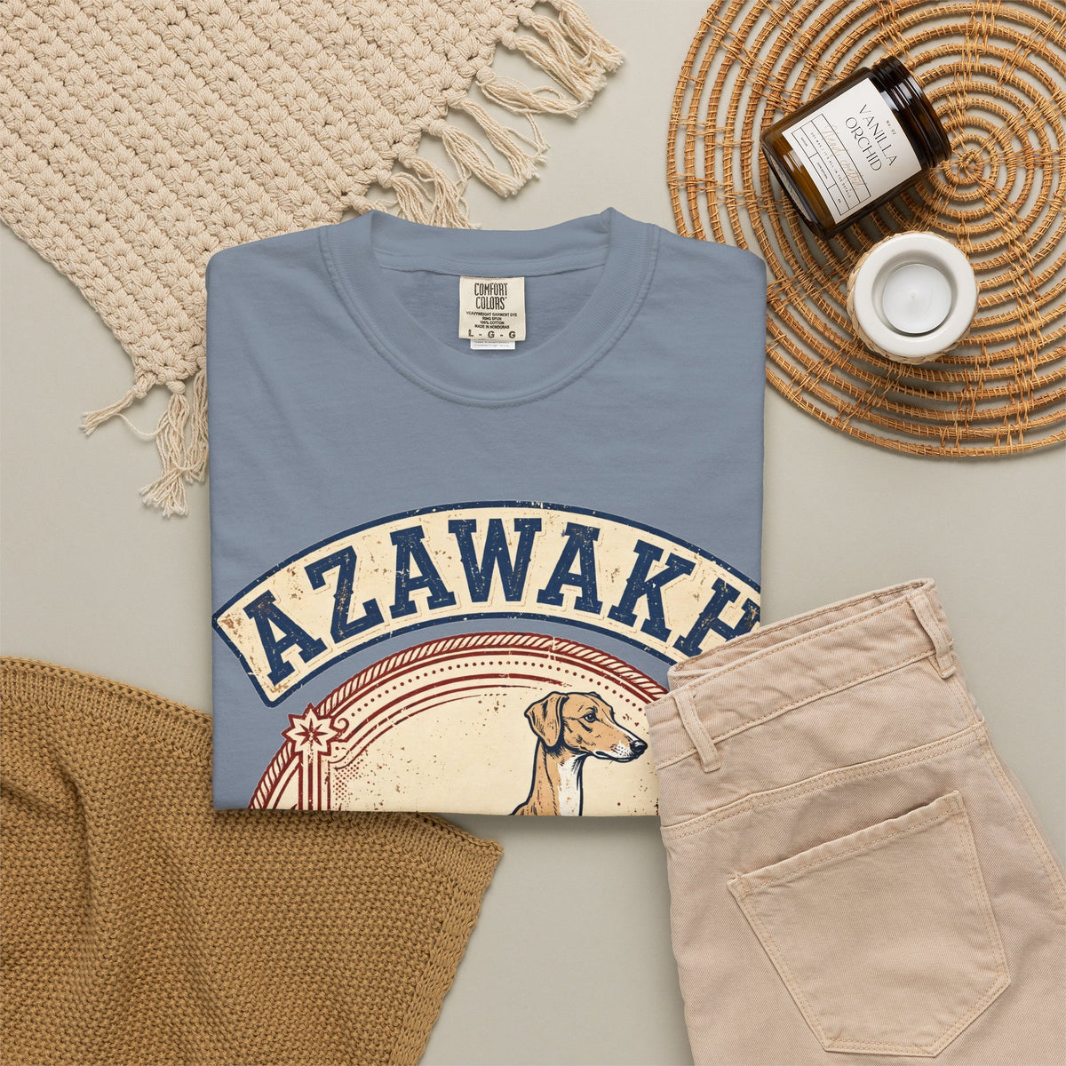 'Sahel Spirit' Azawakh T-Shirt — alternate view