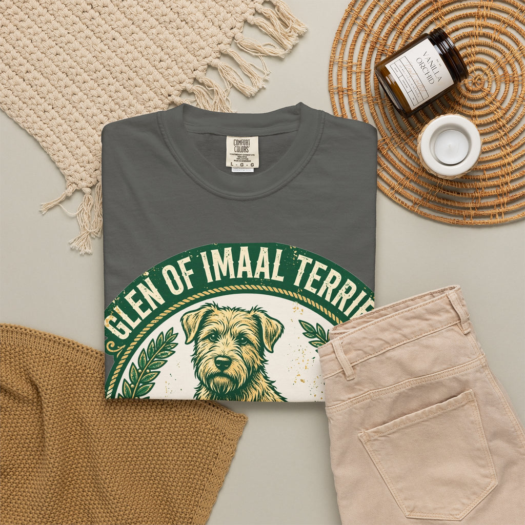 'of Imaal Bold' Glen of Imaal Terrier T-Shirt — alternate view
