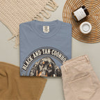 'Midnight' Black and Tan Coonhound T-Shirt — alternate view