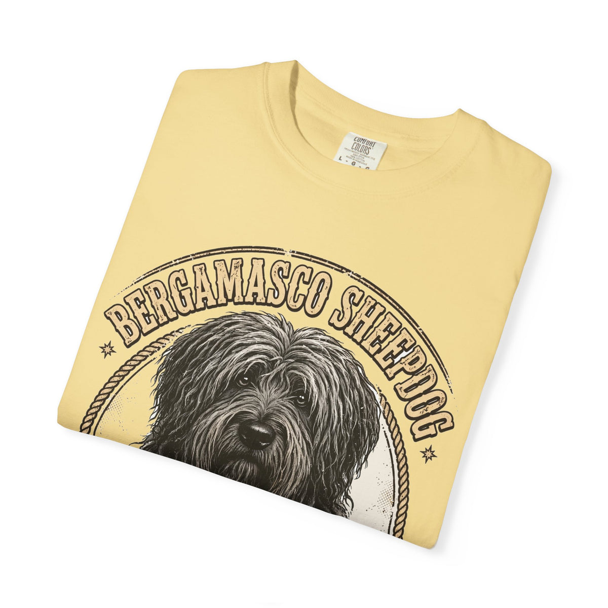 'Flock Star' Bergamasco Sheepdog T-Shirt — alternate view