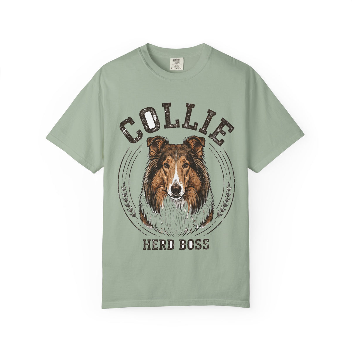 'Herd Boss' Collie T-Shirt — alternate view