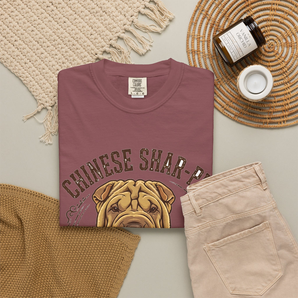 'Wrinkle Warrior' Chinese Shar-Pei T-Shirt — alternate view