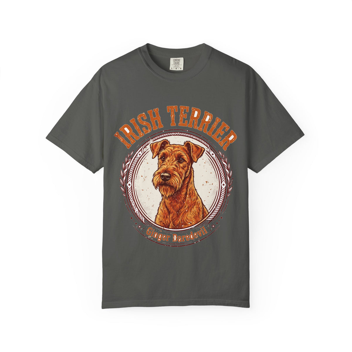 'Ginger Daredevil' Irish Terrier T-Shirt — alternate view
