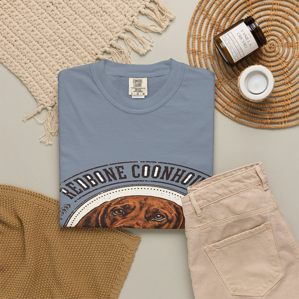 'Mahogany Howler' Redbone Coonhound T-Shirt — alternate view