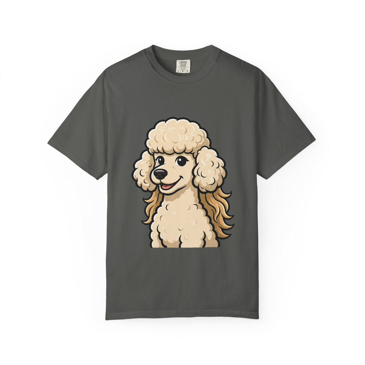 'Mullet Poodle' Poodle T-Shirt — alternate view