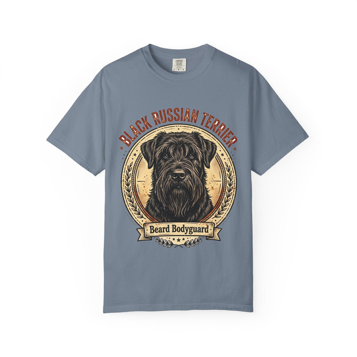Black Russian Terrier Beard Bodyguard Tee