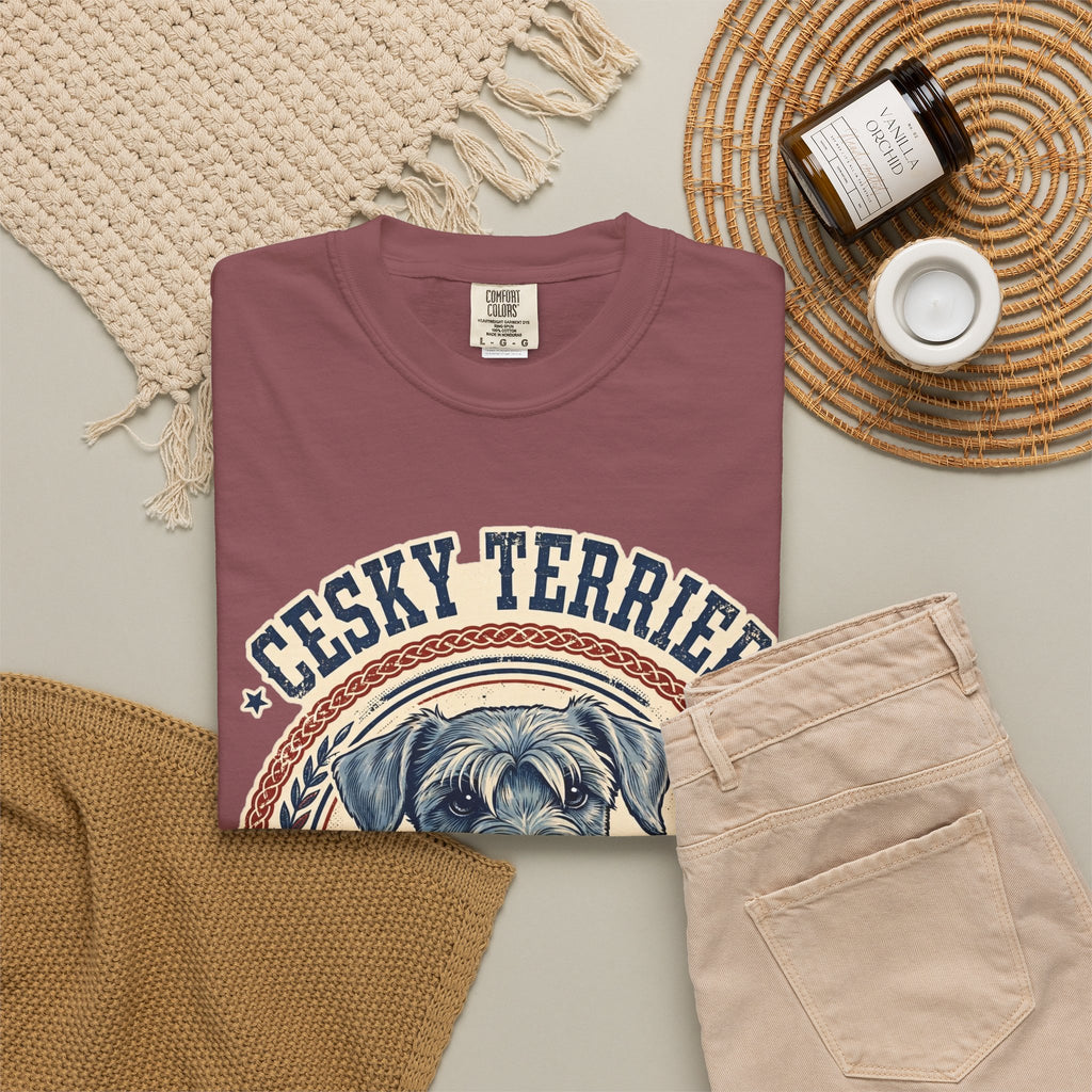 'Silky Beard' Cesky Terrier T-Shirt — alternate view