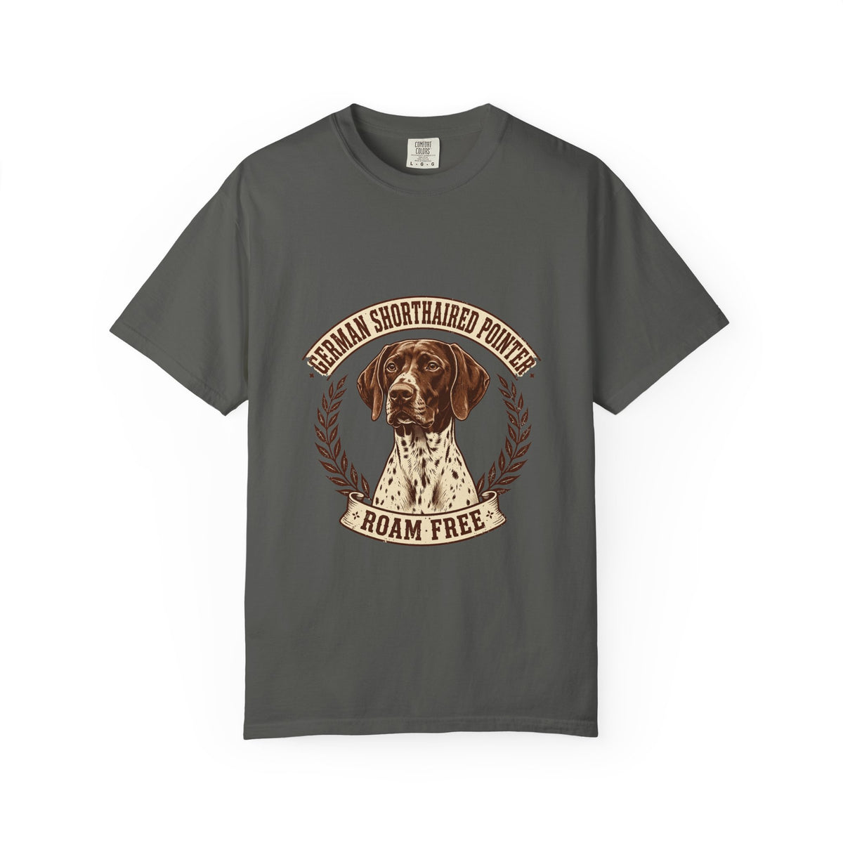 'Roam Free German Shorthaired Pointer' German Shorthaired Pointer T-Shirt — alternate view