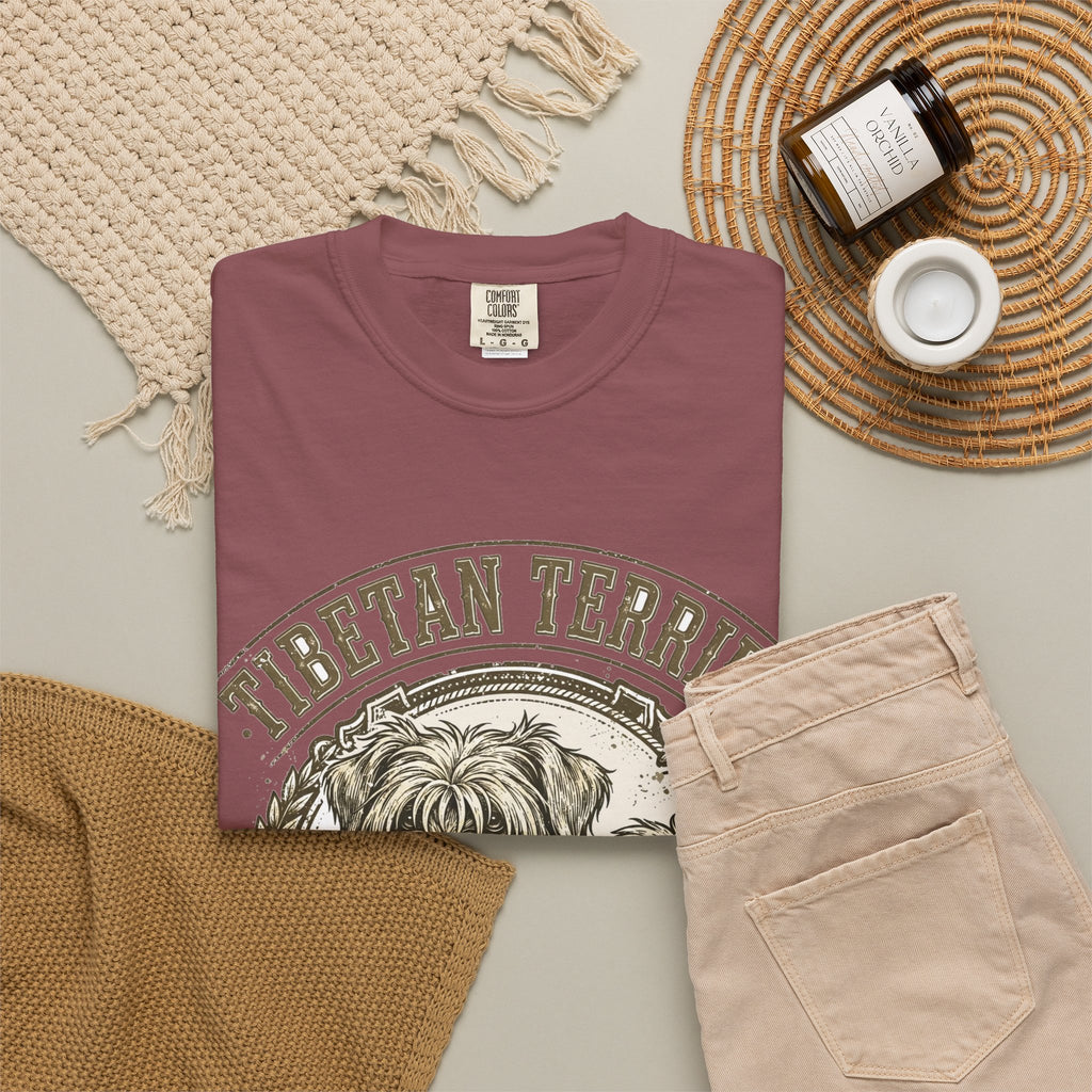 'Shaggy Sage' Tibetan Terrier T-Shirt — alternate view