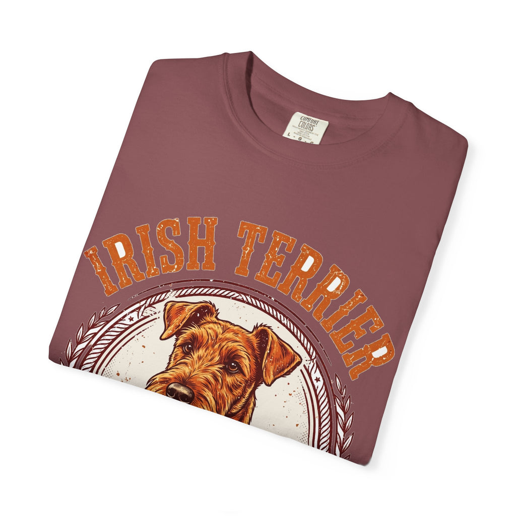 'Ginger Daredevil' Irish Terrier T-Shirt — alternate view