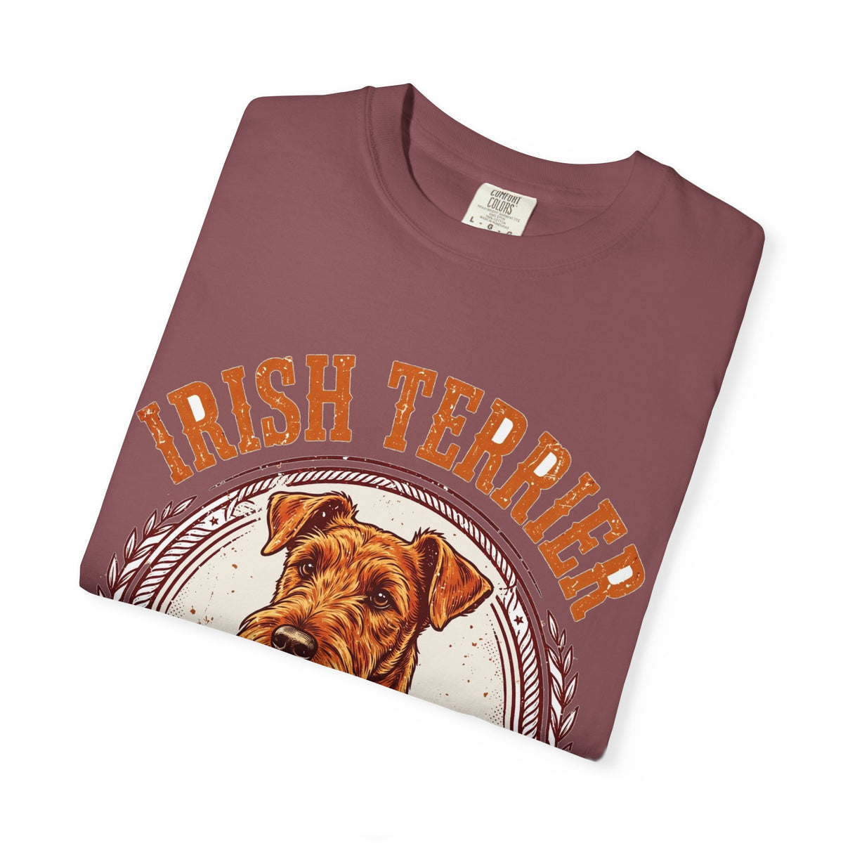 'Ginger Daredevil' Irish Terrier T-Shirt — alternate view