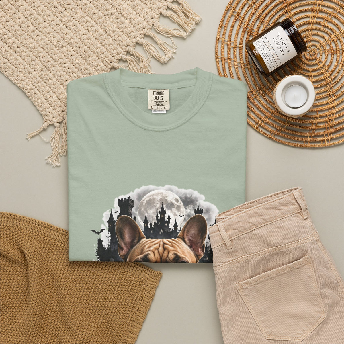 French Bulldog Vampire Pup Halloween Tee