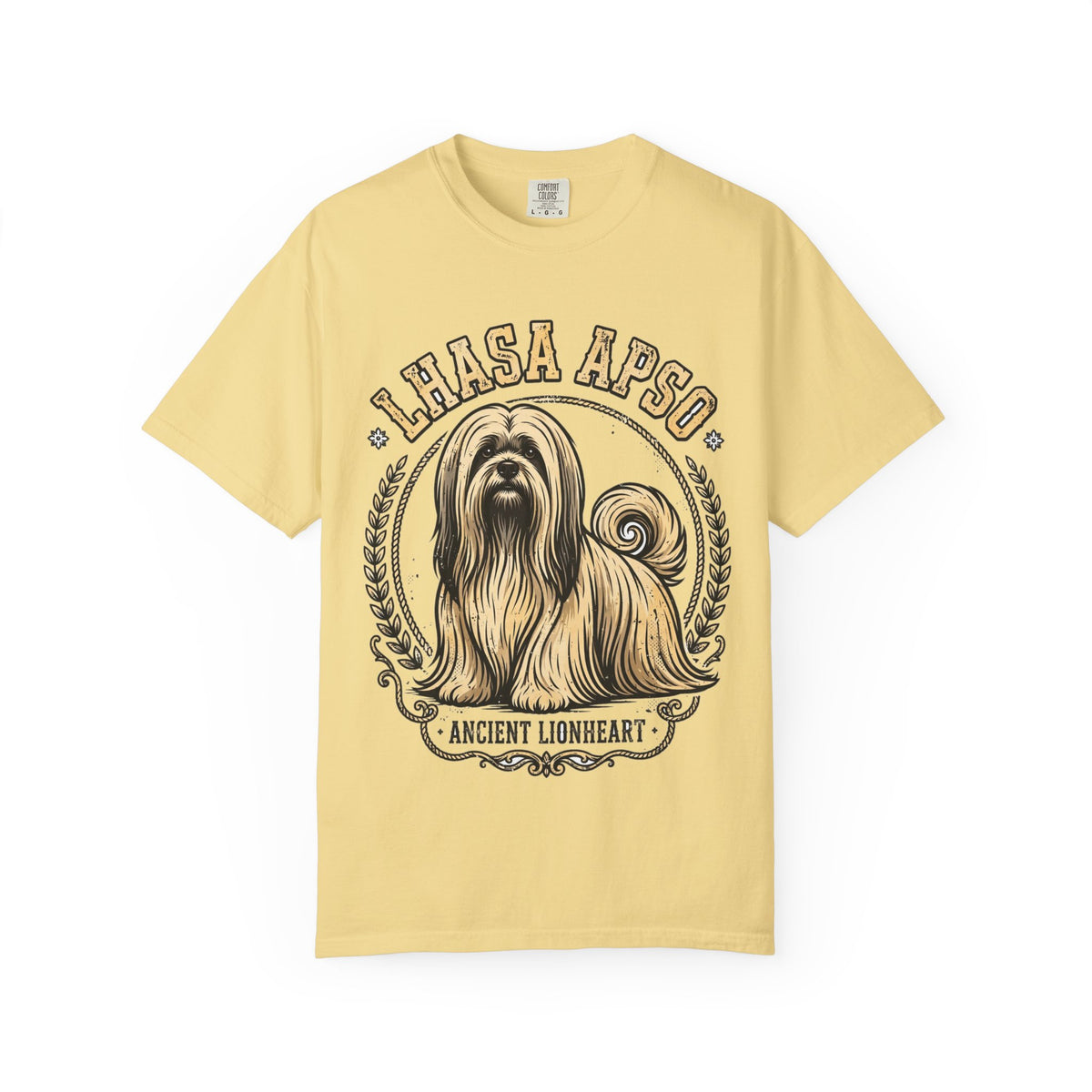 'Ancient Lionheart' Lhasa Apso T-Shirt — alternate view