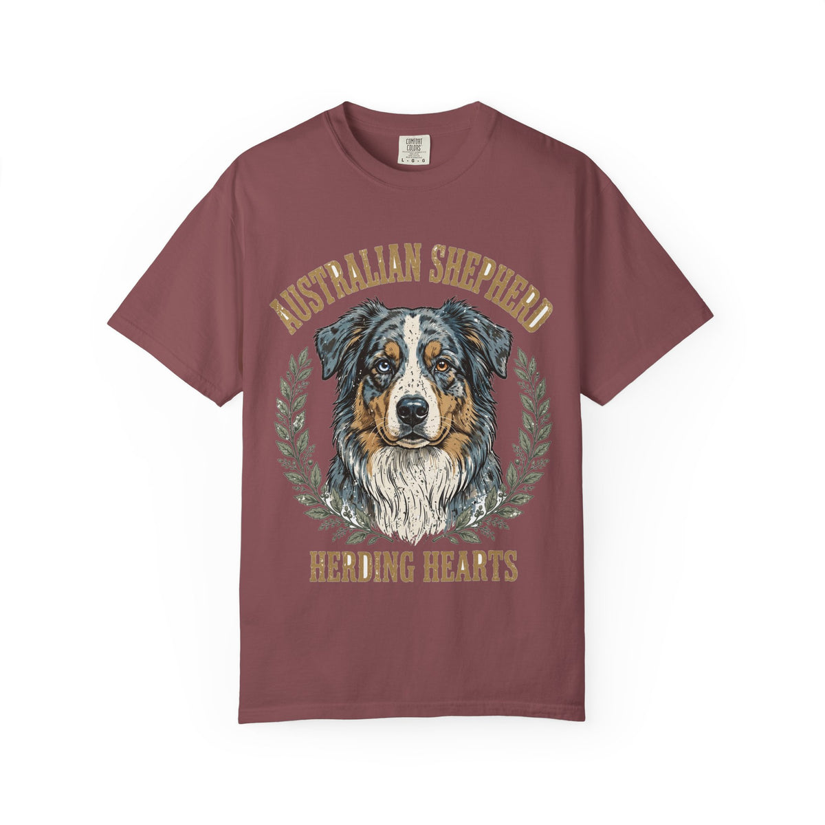 Australian Shepherd Herding Hearts Tee