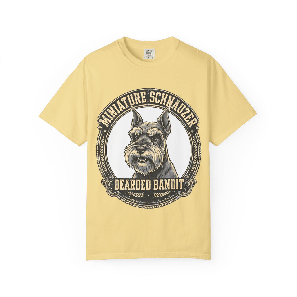 'Bearded Bandit' Miniature Schnauzer T-Shirt — alternate view