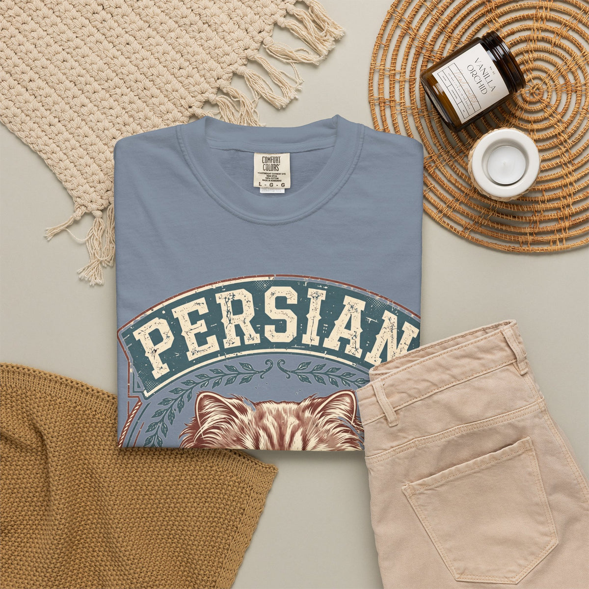 'Floof Royalty' Persian T-Shirt — alternate view