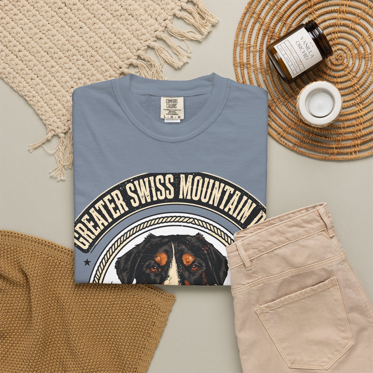 'Swissy' Greater Swiss Mountain Dog T-Shirt — alternate view