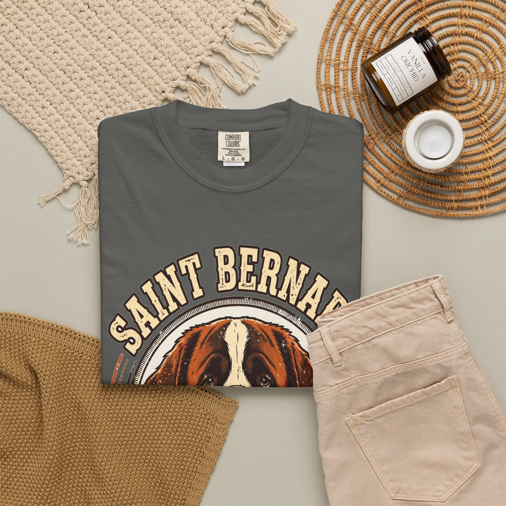 'Rescue Royalty' Saint Bernard T-Shirt — alternate view
