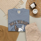 'Egg Head Energy' Bull Terrier T-Shirt — alternate view