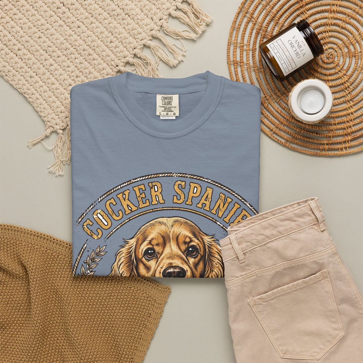 'Cocker Charm' Cocker Spaniel Cocker Charm T-Shirt — alternate view