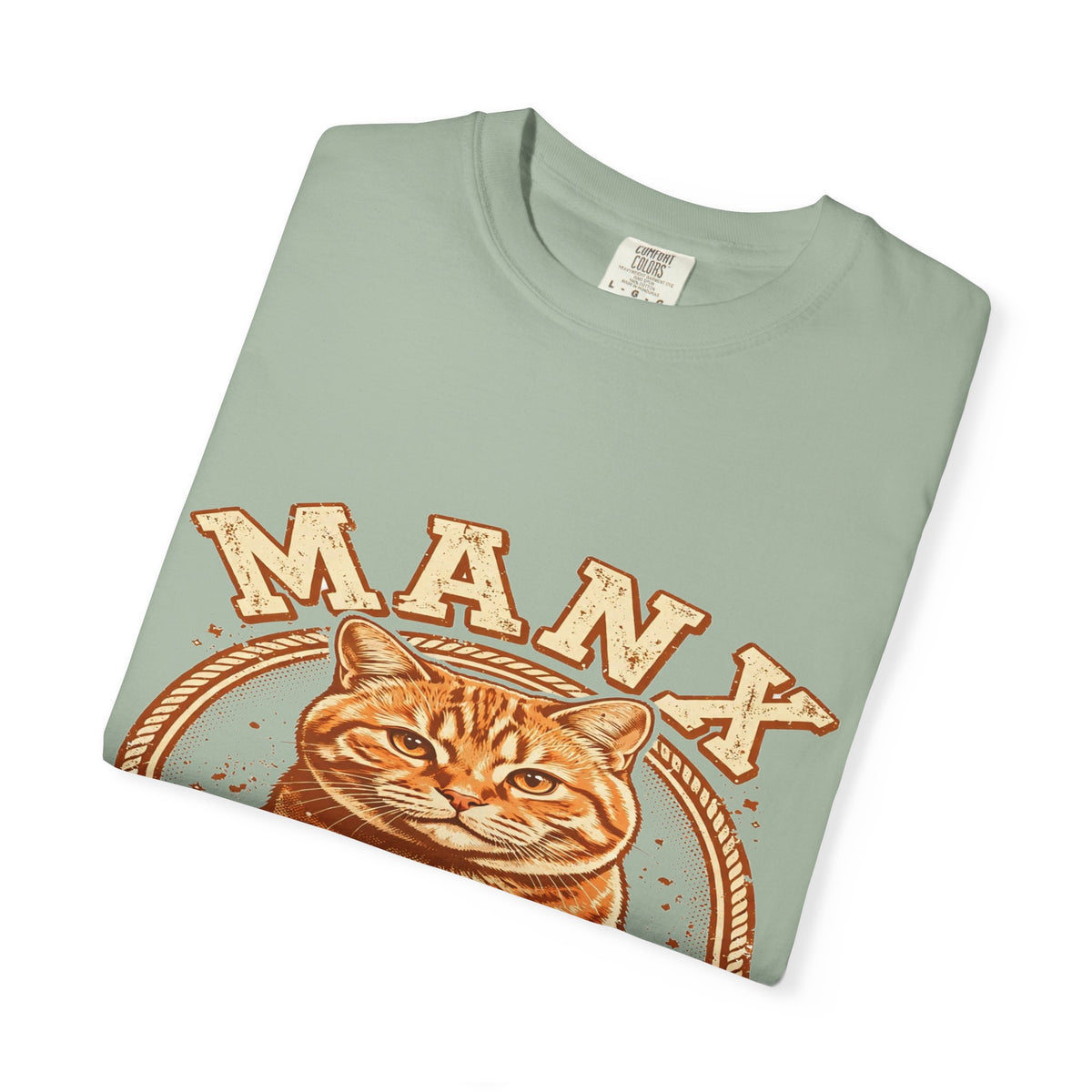 'No Tail All Heart' Manx Cat T-Shirt — alternate view