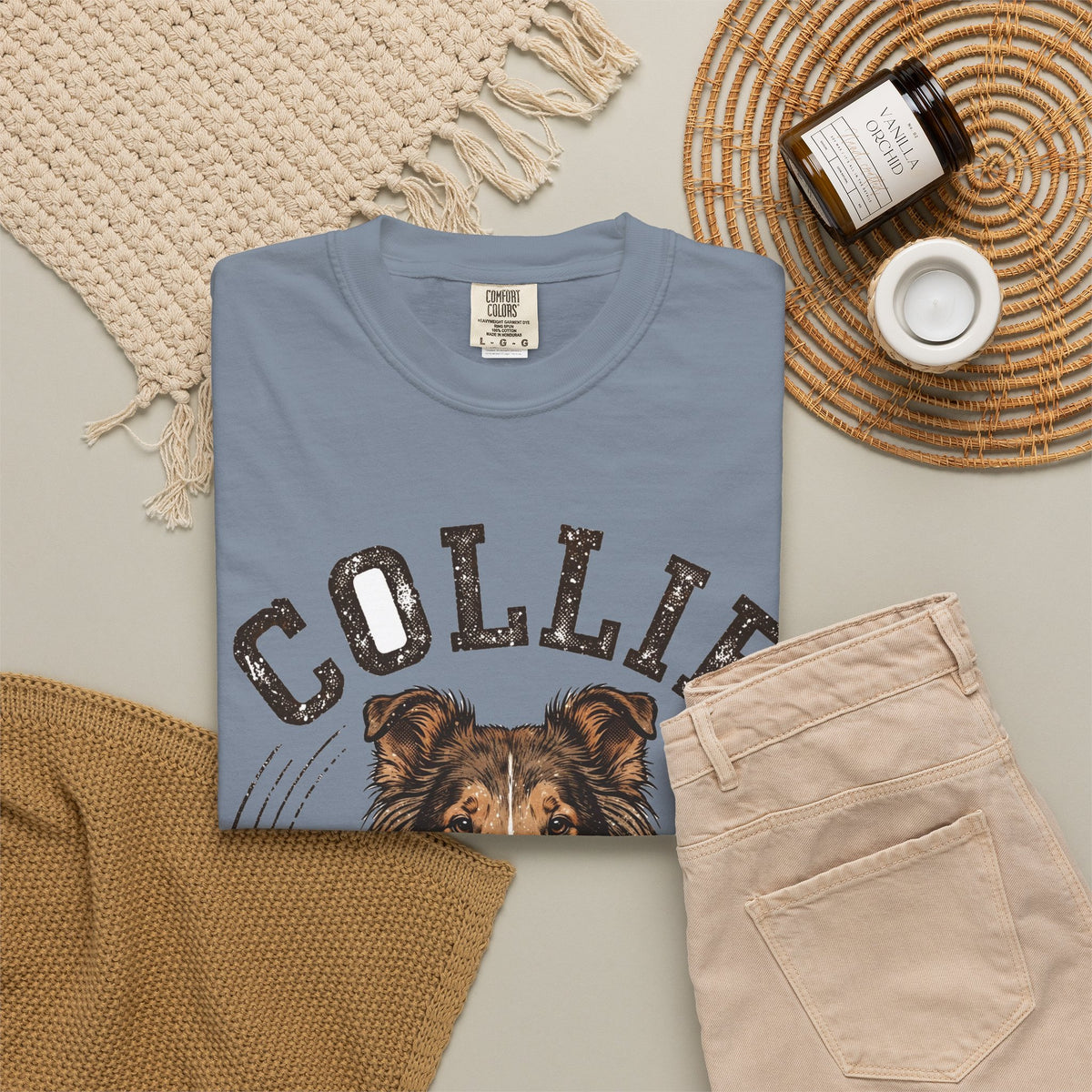 'Herd Boss' Collie T-Shirt — alternate view