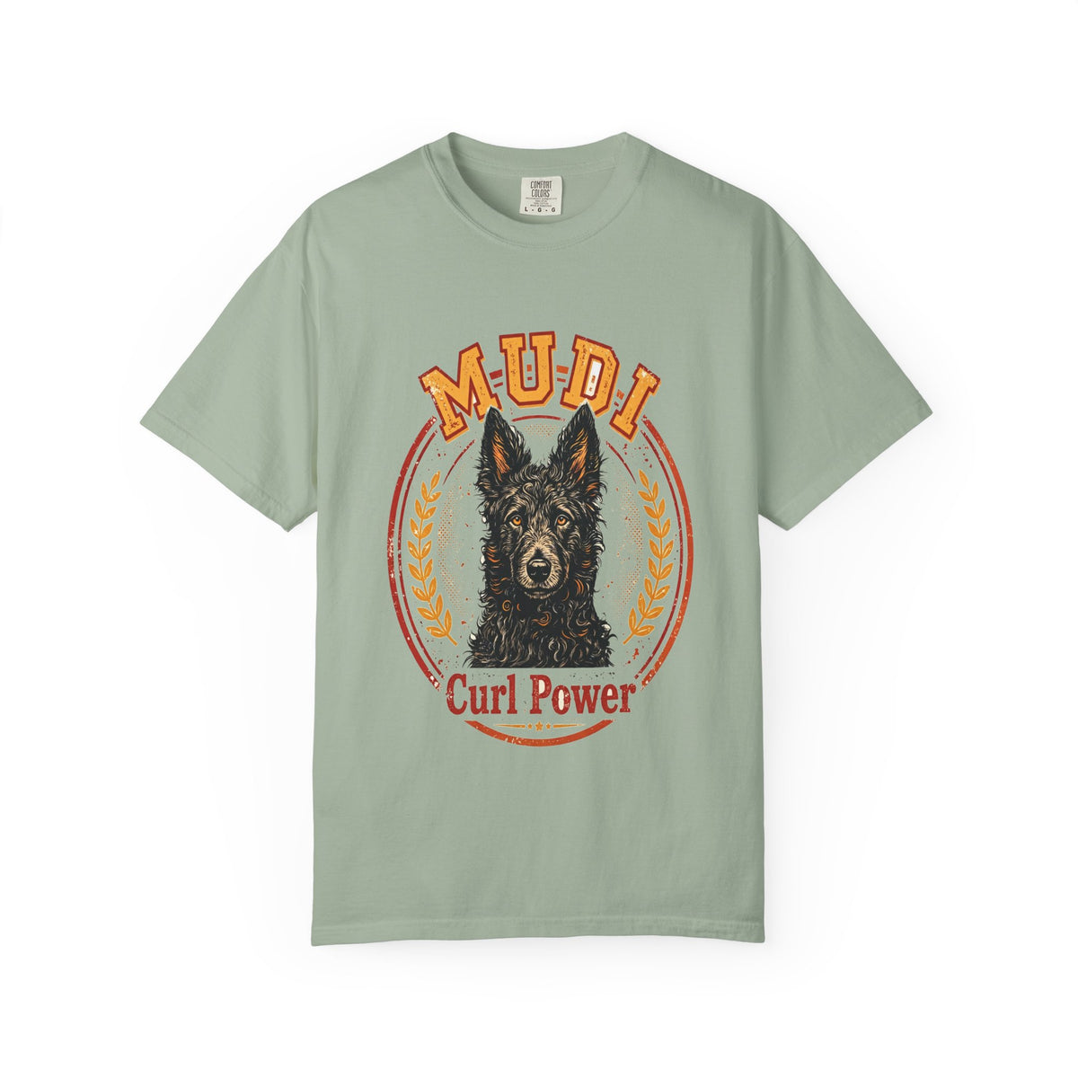 'Curl Power' Mudi T-Shirt — alternate view