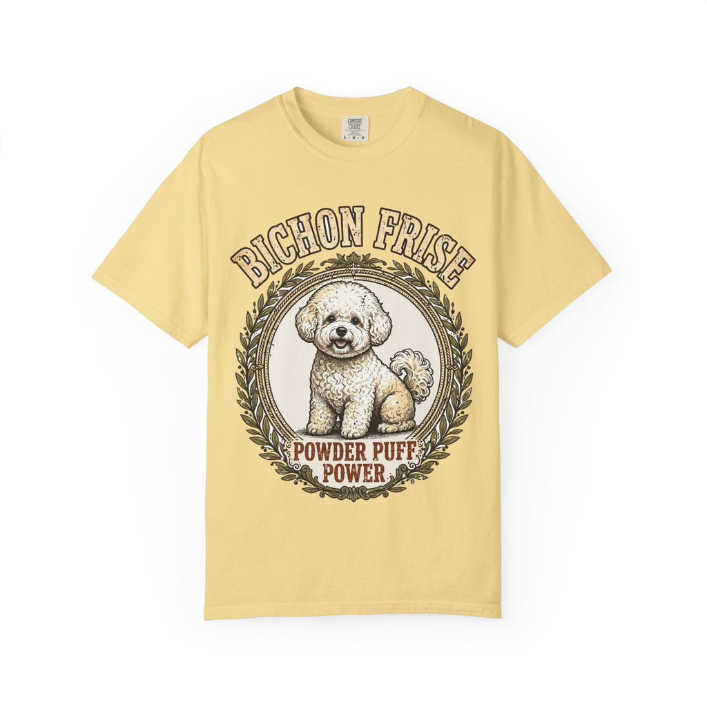 'Powder Puff Power' Bichon Frise T-Shirt — alternate view