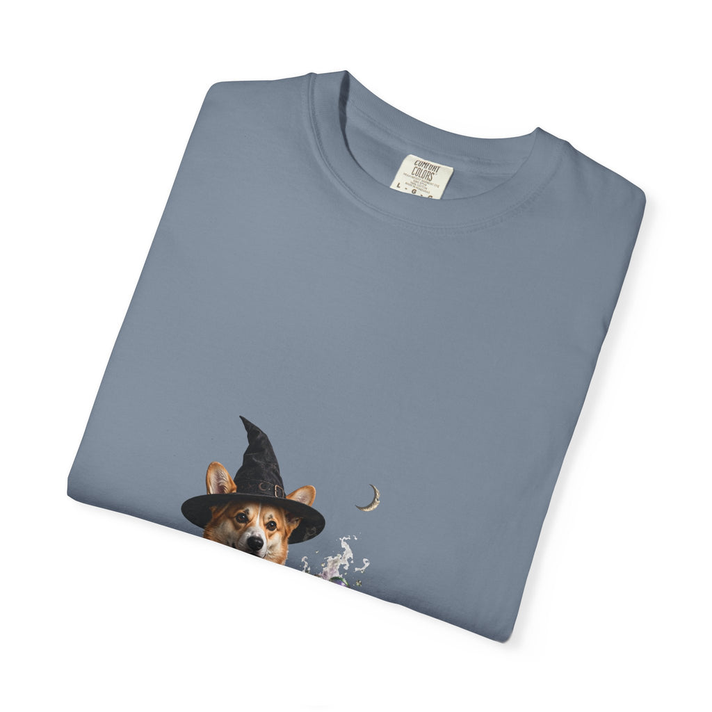 Corgi Witch Pup Halloween Tee