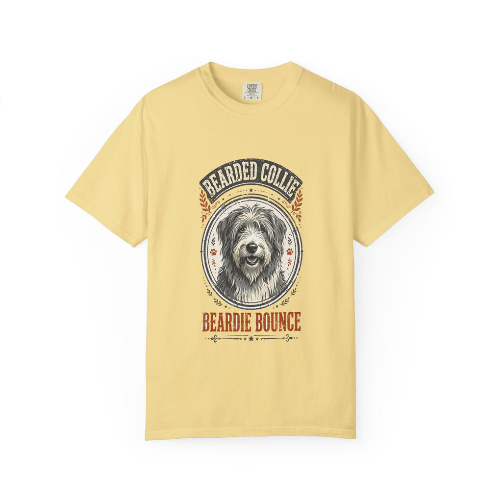 'Beardie Bounce' Bearded Collie T-Shirt — alternate view