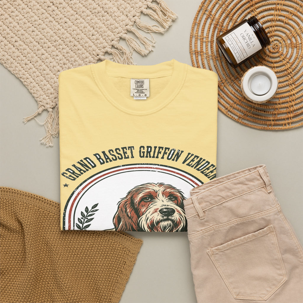 'Shaggy' Grand Basset Griffon Vendeen T-Shirt — alternate view