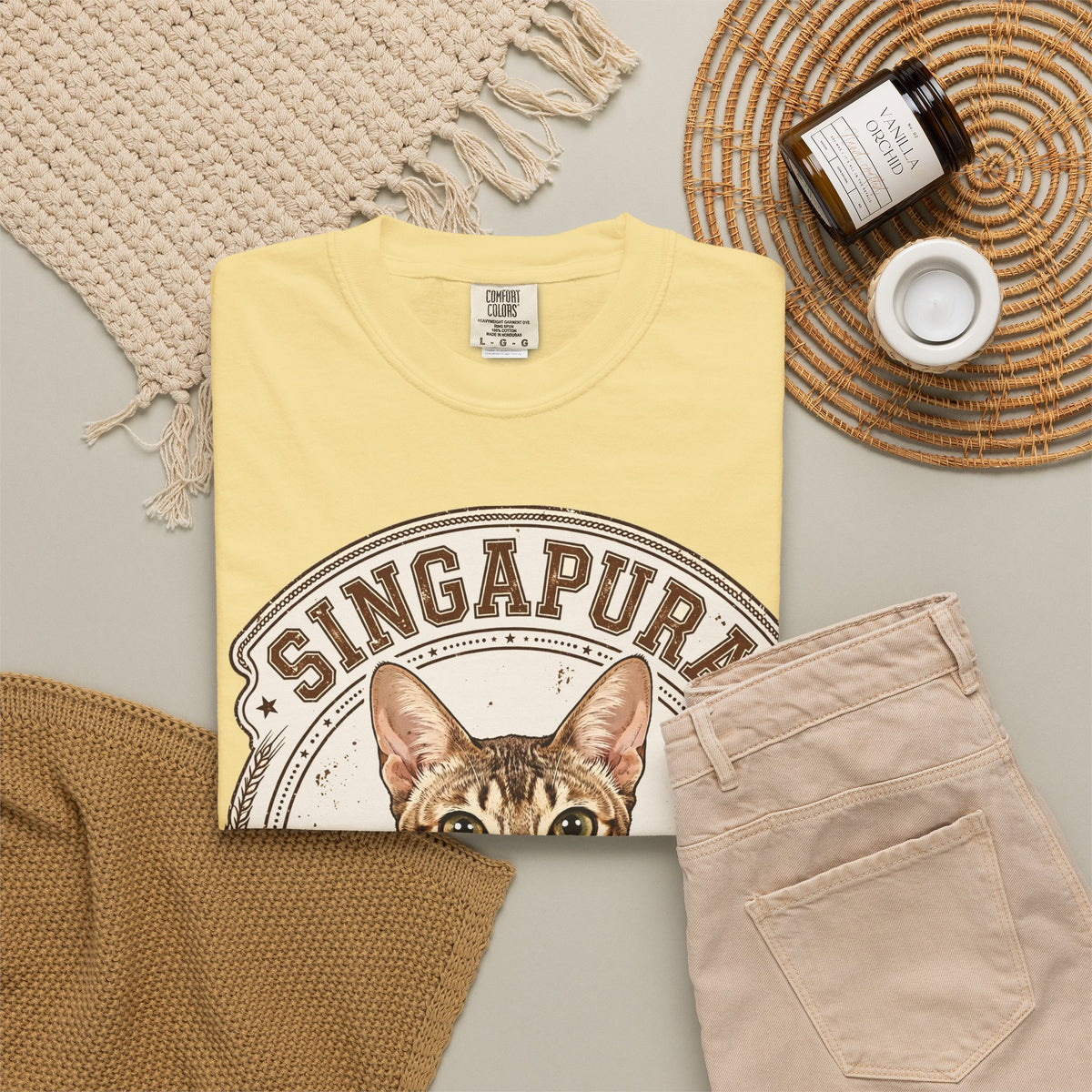 'Itsy Bitsy' Singapura Cat T-Shirt — alternate view