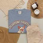 'Point Taken' Colorpoint Shorthair Cat T-Shirt — alternate view