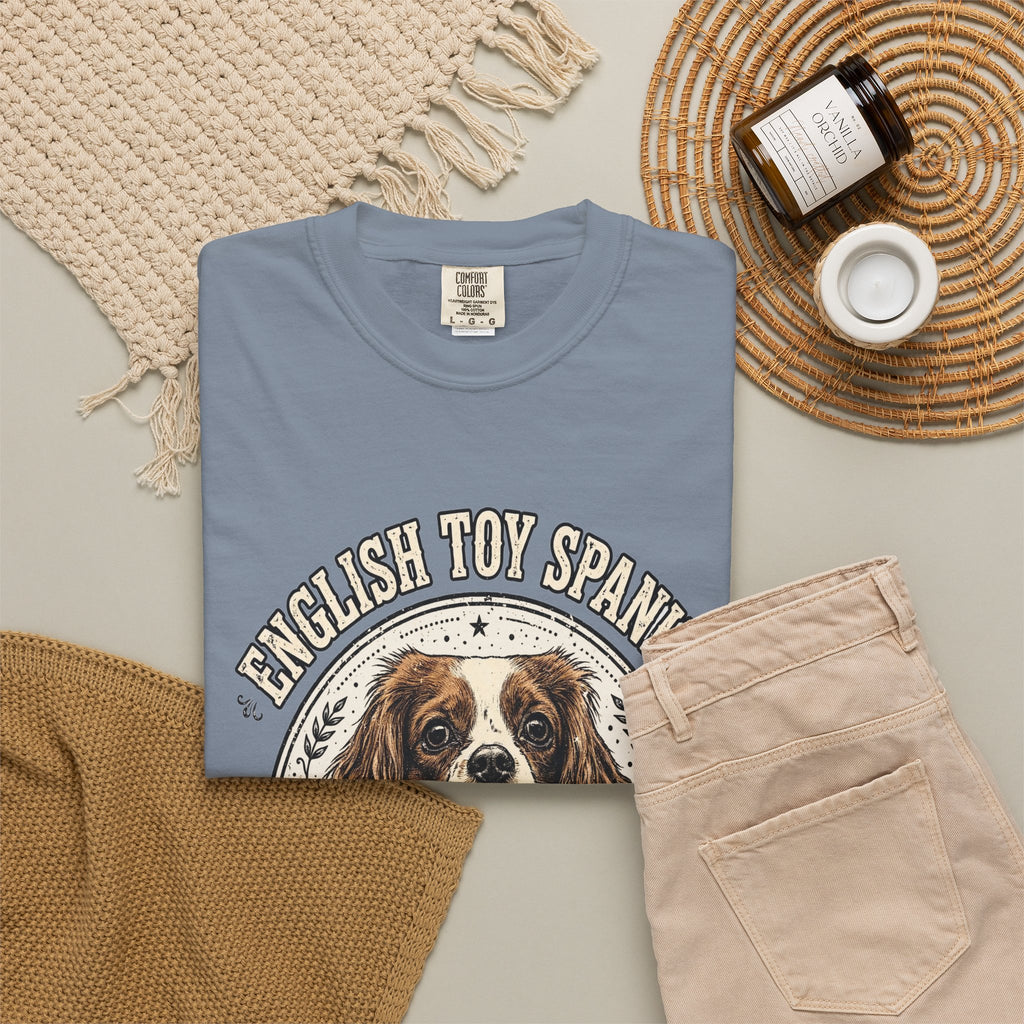 'Lap Royalty' English Toy Spaniel T-Shirt — alternate view