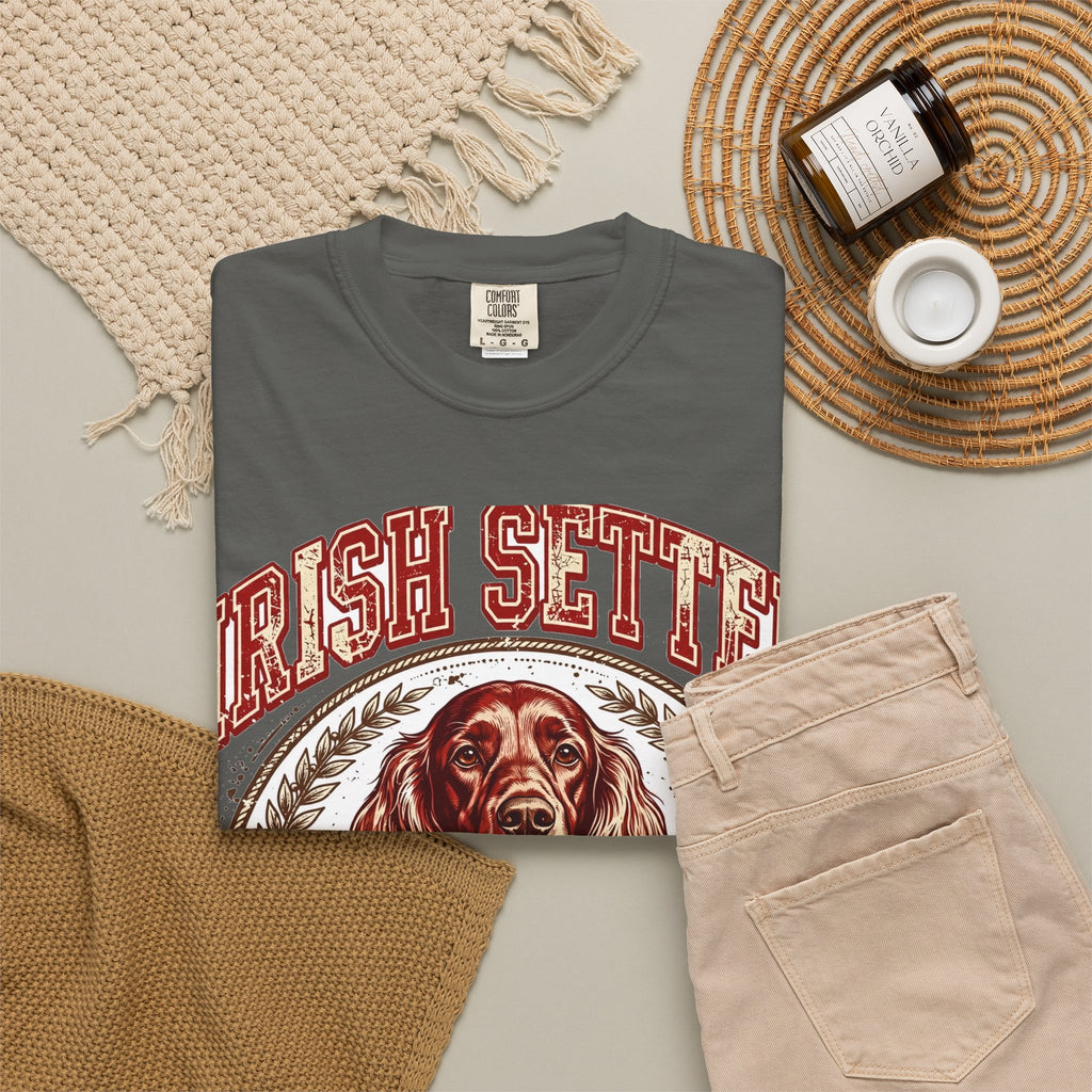 'Redhead Royalty' Irish Setter T-Shirt — alternate view