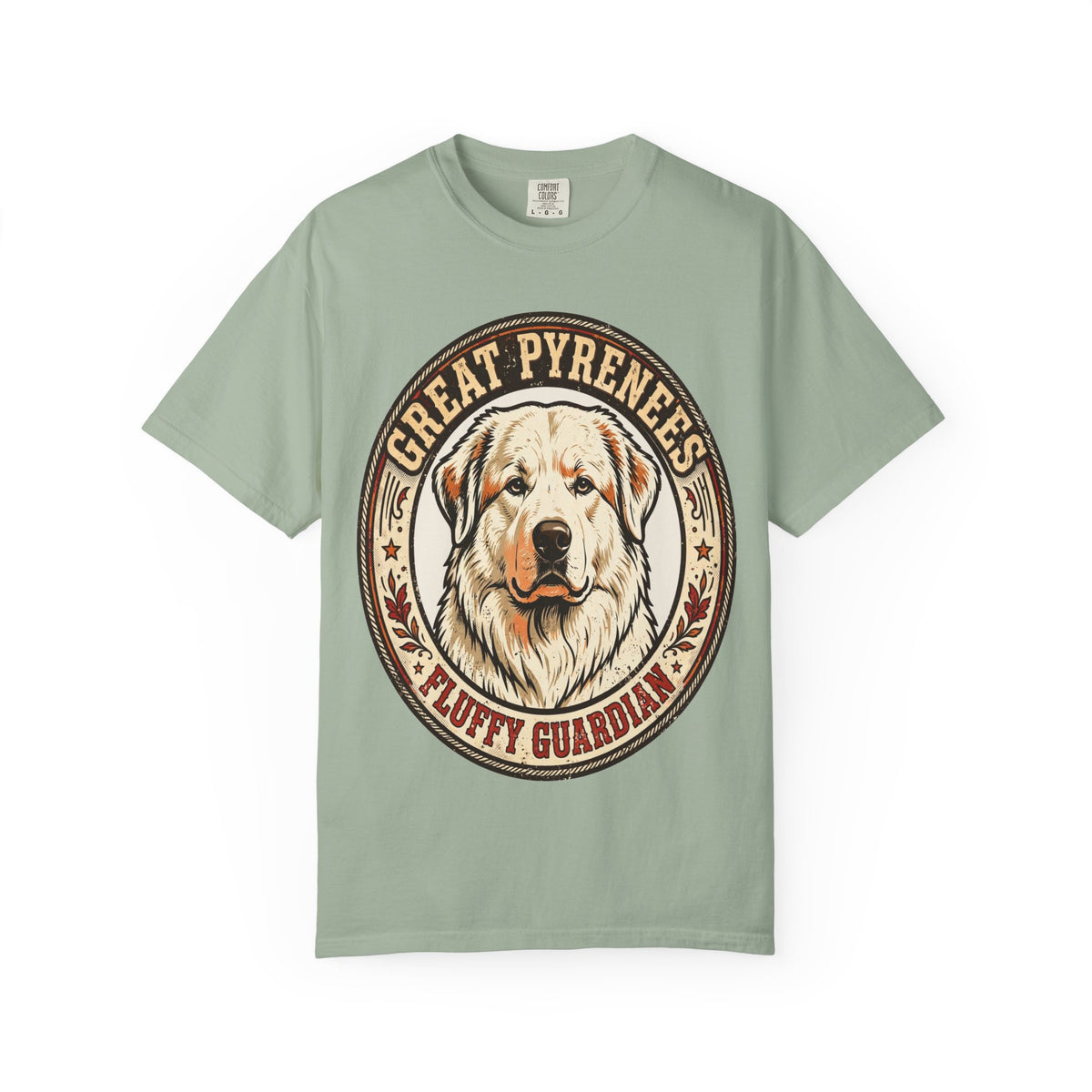 'Fluffy Guardian' Great Pyrenees T-Shirt — alternate view