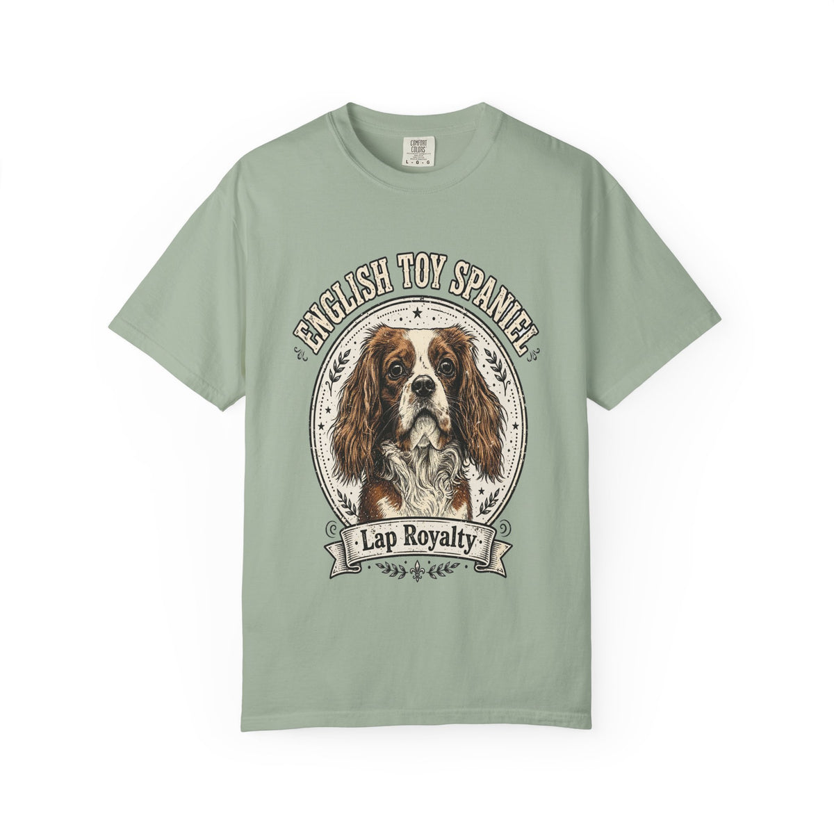'Lap Royalty' English Toy Spaniel T-Shirt — alternate view