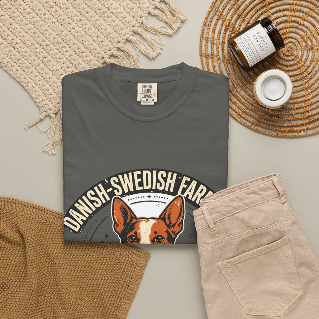 'Farm Dog Famous' Danish-Swedish Farmdog T-Shirt — alternate view