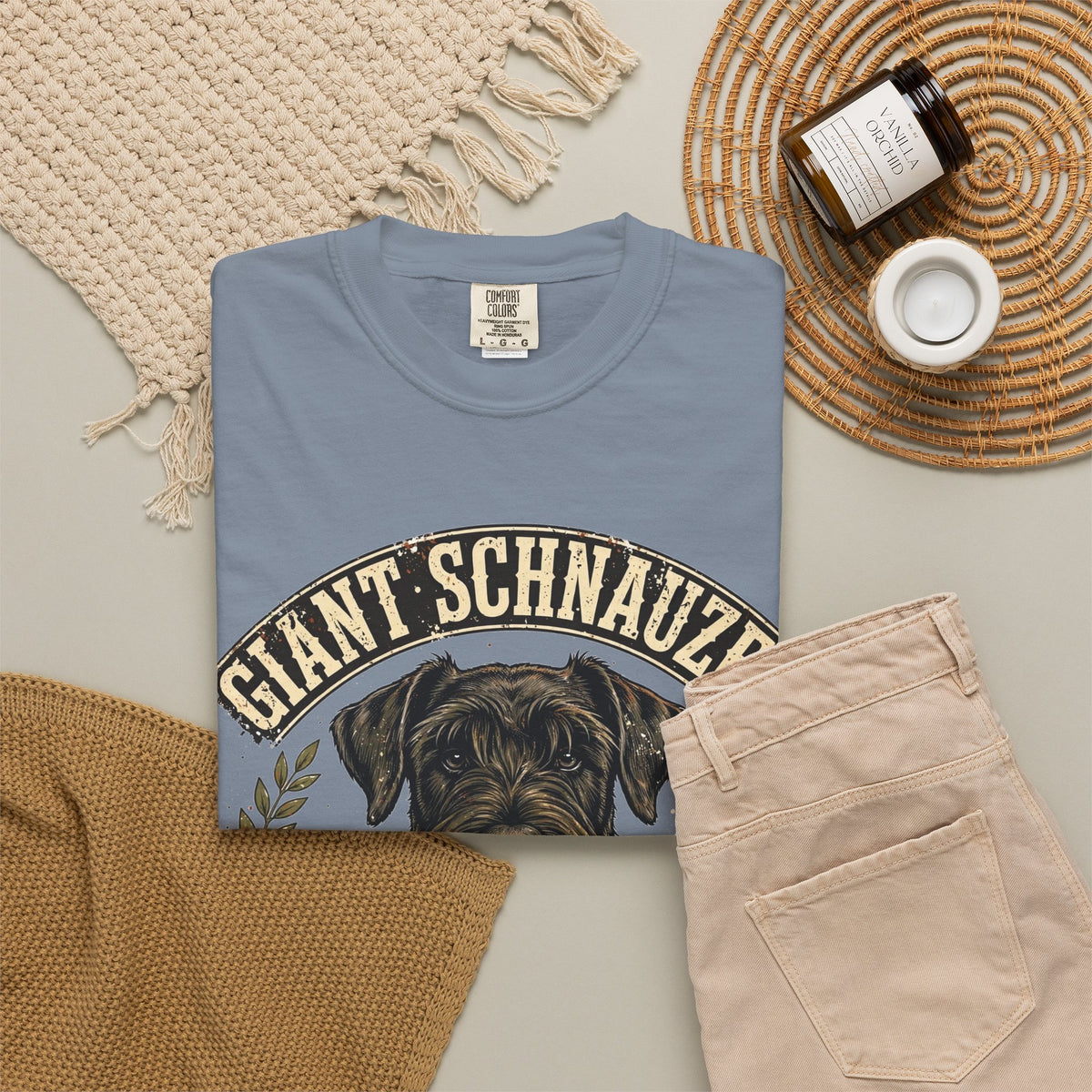 'Bearded Protector' Giant Schnauzer T-Shirt — alternate view